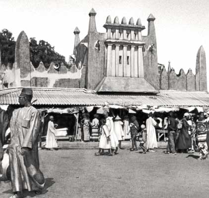 Рынок на главной площади г. Бамако.