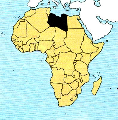 Территория Ливии.