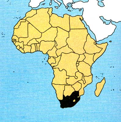 Территория Южно-Африканской республики.