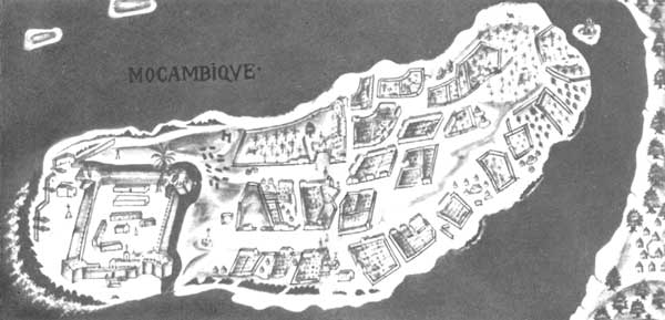 План острова Мозамбик.