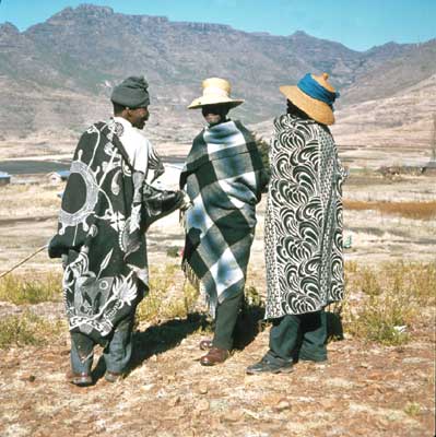 Жители Лесото.