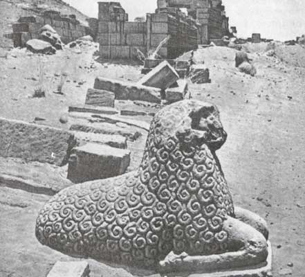«Аллея баранов» храма Амона в Наге.