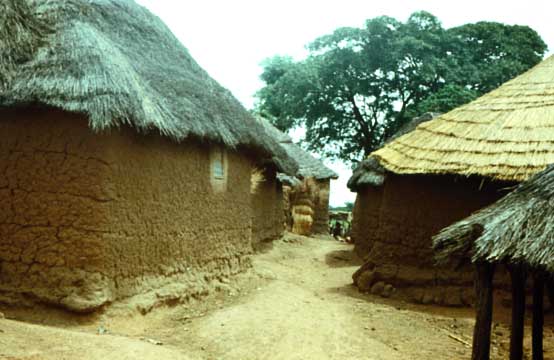 Деревня на юге Бенина.