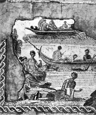 Мозаика из виллы Нила в Лептис-Магне.