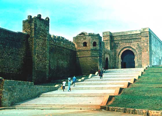 Ворота касбы Удайя в Рабате.