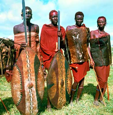 Воины масаи.