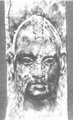 Герма с изображением головы бербера.